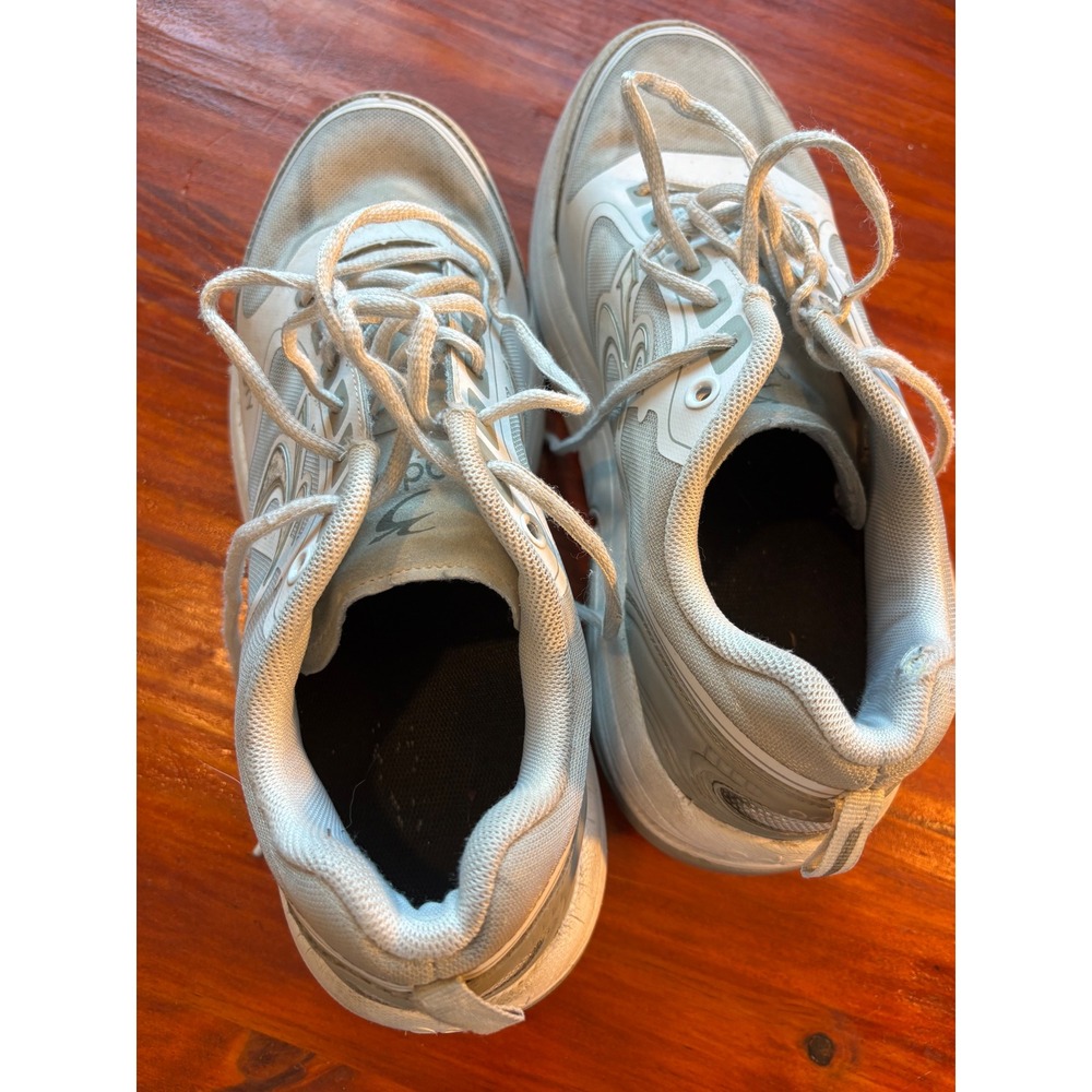 Gravity Defyer TB9022FWS-M Mens White Grey Athletic Walking Shoes Size 11